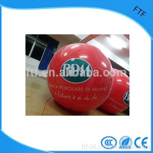 2017 OEM/ODM round design commercial custom large inflatable advertising helium balloon factory price